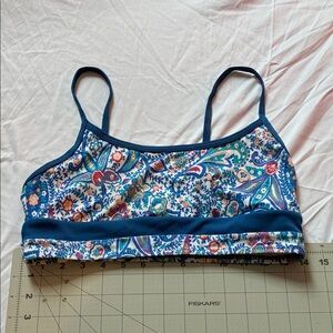 Floral Patterned Women's Bikini Top